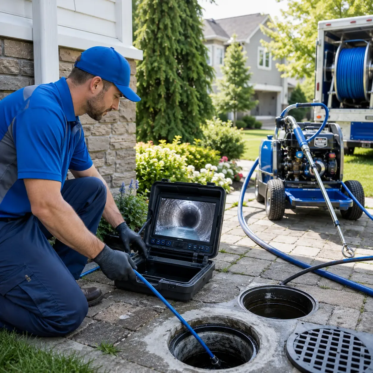 Outdoor drain cleaning professionals serving Cornelia, GA